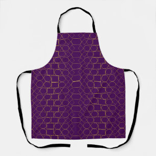 Golden Geometric Pattern Schürze