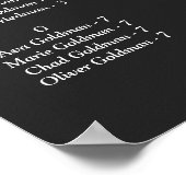 Golden Geometric Poster (Ecke)