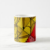 Golden Geometric Stripes - Luxuriöser Minimalismus Kaffeetasse (Mittel)