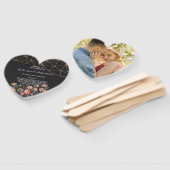 Golden Geometric Wedding Program Fächer (Non-assembled)