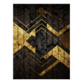Golden Geometry Poster (Vorderseite)