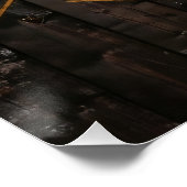 Golden Geometry Poster (Ecke)