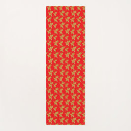 Golden geprägte japanische Krane Yogamatte