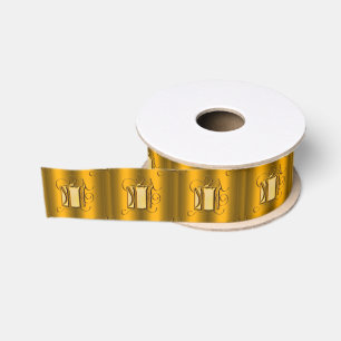 Golden Geschenke Weihnachten Ripsband