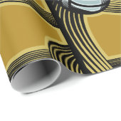 Golden- Geschenkpapier (Rolleneckpunkt)