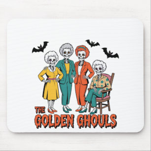 Golden Ghouls Girls' Halloween Mousepad