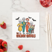 Golden Ghouls Girls' Halloween Serviette (Beispiel)