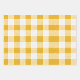 Golden Gingham Wickelrock aus der Golden hour Koll Geschenkpapier Set