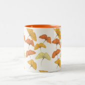 Golden Gingko Zweifarbige Tasse (Mittel)