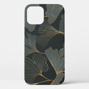 Golden Ginkgo: Luxuriöser floraler Deko. Case-Mate iPhone Hülle