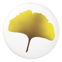 Golden Ginko Knopf