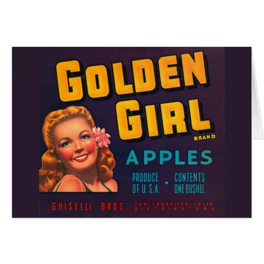 Golden Girl Äpfel (Vorderseite (Horizontal))