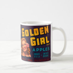 Golden Girl Äpfel Kaffeetasse