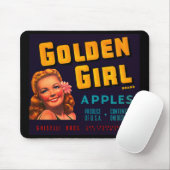 Golden Girl Äpfel Mousepad (Mit Mouse)