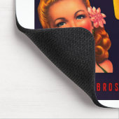 Golden Girl Äpfel Mousepad (Ecke)