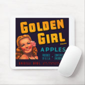 Golden Girl Äpfel Mousepad (Mit Mouse)