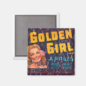 Golden Girl Äpfel - Not Magnet (Vorderseite/Rückseite)