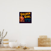 Golden Girl Äpfel Poster (Küche)