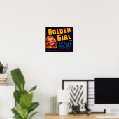 Golden Girl Äpfel Poster (Heimbüro)