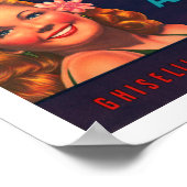 Golden Girl Äpfel Poster (Ecke)