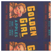 Golden Girl Äpfel Stoff (Nahaufnahme)