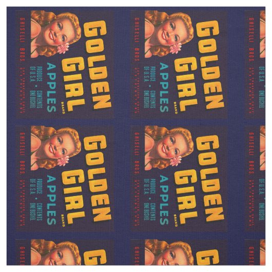 Golden Girl Äpfel Stoff (Muster)