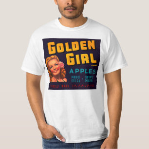 Golden Girl Äpfel T-Shirt