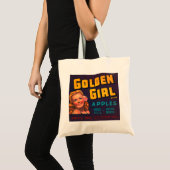 Golden Girl Äpfel Tragetasche (Vorderseite (Produkt))
