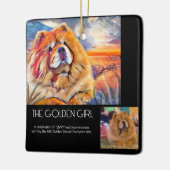 GOLDEN GIRL Brauch für Joanne Keramik Keramikornament (Links)