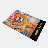 GOLDEN GIRL Chow Dow MEDIUM Fußmatte (Schrägansicht)