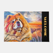 GOLDEN GIRL Chow Dow MEDIUM Fußmatte (Vorderseite)