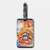 GOLDEN GIRL chow Gepäckanhänger (Rückseite vertikal)