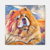 GOLDEN GIRL chow Magnet (Vorne)