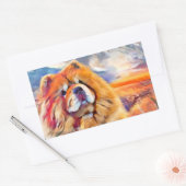 GOLDEN GIRL Chow Rechteck Aufkleber (Umschlag)