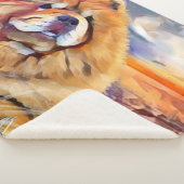 GOLDEN GIRL Chow Sherpa Decke Sherpadecke (3/4)