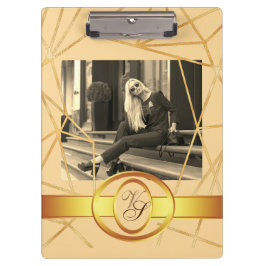 Golden Girl Fashion Moderne Elegante Vintag Klemmbrett