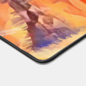 GOLDEN GIRL Rough Red ChowDesk Mat Schreibtischunterlage (Ecke)