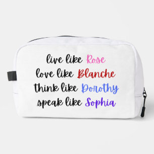 Golden Girls Lebensweisheit Typografie Waschbeutel