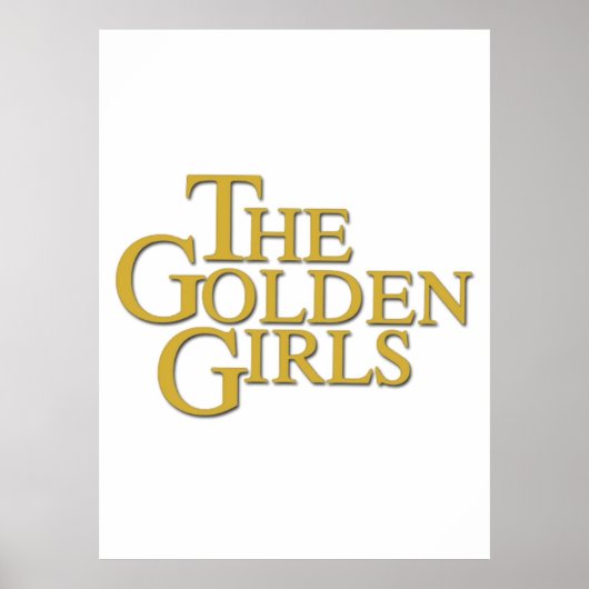 Golden Girls-Logo Poster (Vorne)