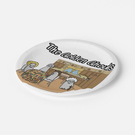 Golden Girls Themed Paper Teller für Party (Schrägansicht)
