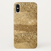 Golden Glam iPhone X Fall Case-Mate iPhone Hülle (Rückseite)