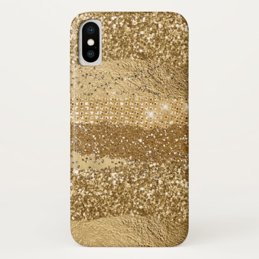 Golden Glam iPhone X Fall Case-Mate iPhone Hülle (Rückseite)