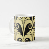 Golden glänzende Textur. Goldmedaille für Vintage Kaffeetasse (Vorderseite Links)