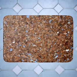 Golden Glass Badematte