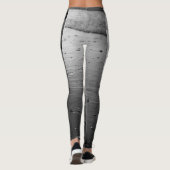 Golden Glassy Sand Grayscale Leggings (Rückseite)