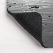 Golden Glassy Sand Grayscale Mousepad (Ecke)