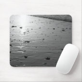 Golden Glassy Sand Grayscale Mousepad (Mit Mouse)