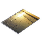 Golden Glassy Sand Notizblock (Linke Seite)