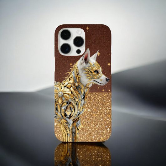 Golden Glimmer Fox Case-Mate iPhone Hülle