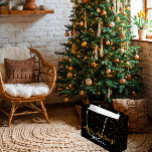 Golden Glitzer Black Merry Christmas Polka Dots Große Geschenktüte<br><div class="desc">Minimalismus und Eleganz Frohe Weihnachten goldene Drehscheibe mit personalisiertem Platz für einen Namen. Natürlich können Sie auch stornieren :) Jede andere Anpassung - gratis - den gleichen Preis zögern Sie nicht,  mich zu kontaktieren,  wenn Sie etwas Besonderes für Sie benötigen.</div>